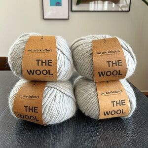 We Are Knitters - The Wool skeins in Spotted Grey